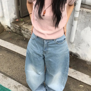Rounded Cut Denim