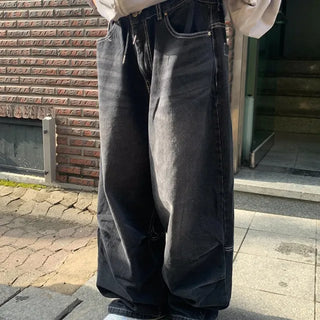 Stitched Black Denim