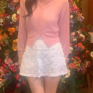 Well Ribbon Tassel A-line Skirt