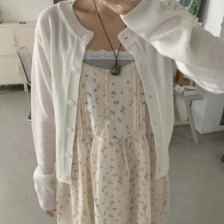Noah Round Crop Cardigan