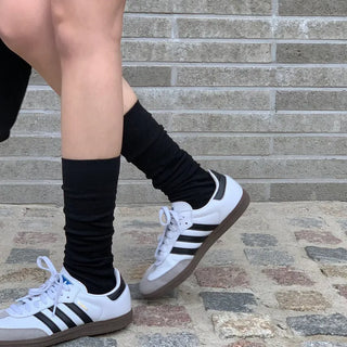 After Ribbed Knee Socks