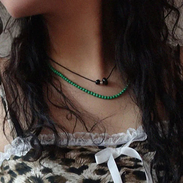 Color Bead Necklace