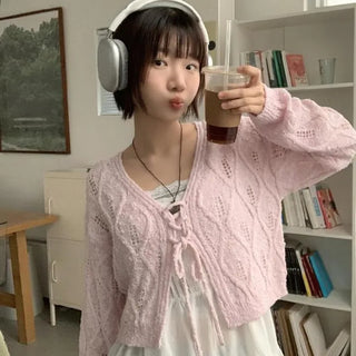 Anco strap cardigan
