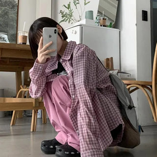 [UNISEX] Graf Seersucker Check Shirt
