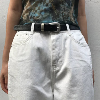 cracked leather belt