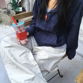 Monde Check Hooded Shirt