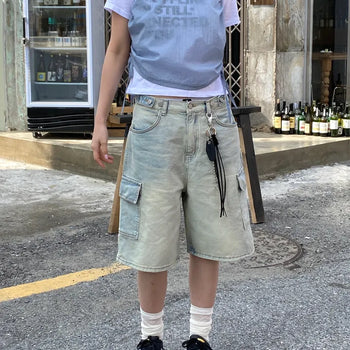 Brick Bermuda Cargo Denim / S - M