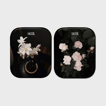 Flash Night Flower Aesthetic Hard Jelly AirPods Case