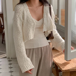 Nitti V-neck Crop Cardigan