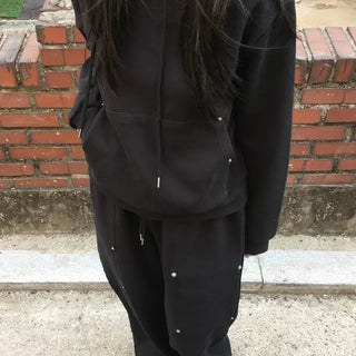 Pocket Rivet Hoodie