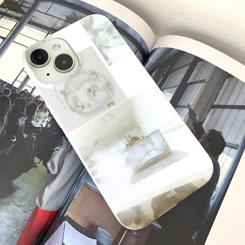 Plain White Aesthetic Hard iPhone Case