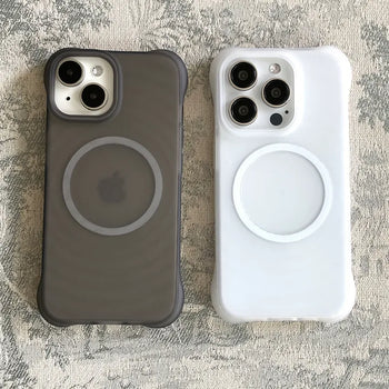 Wavy MagSafe Opaque Jelly iPhone Case