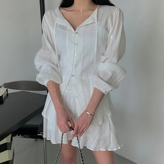 About Blouse Skirt Set