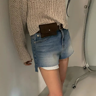 Mio Leather Belt Bag
