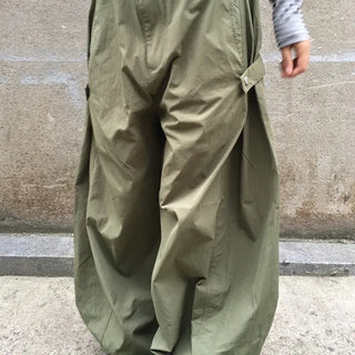 Nylon snap pants