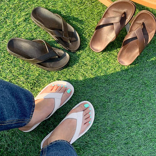 ◈Up to 270◈Couple Soft Cushion Basic Flip-flops Aqua Shoes Flip-flops Vacation Swimwear Summer Slippers Shoes