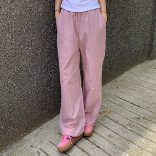D-ring nylon cargo pants