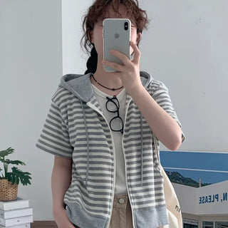 Very Two-Way Short-Sleeve Zip-Up