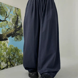 Number Dart Balloon Elastic Pants