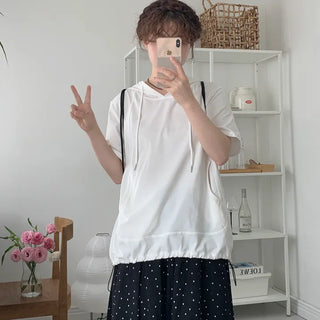 Pista short-sleeve hoodie