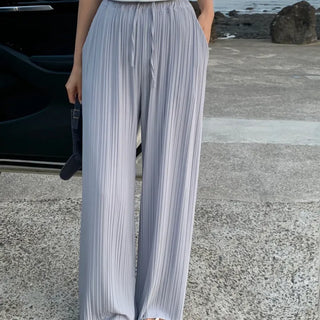 Hanoi Pleated Wide Elastic Pants