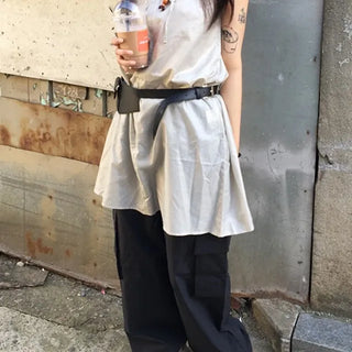 Pocket Drawstring Cargo Pants