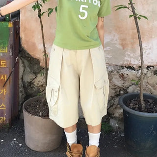 Oat Bermuda Cargo Pants