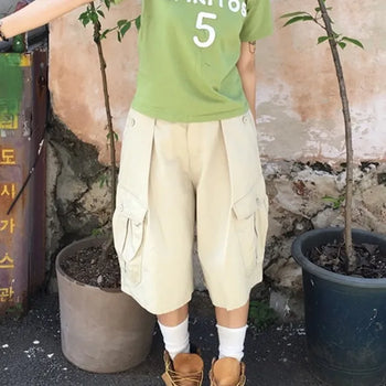 Oat Bermuda Cargo Pants