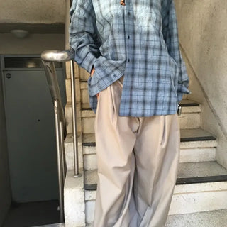 Reversible Pintuck Balloon Slacks