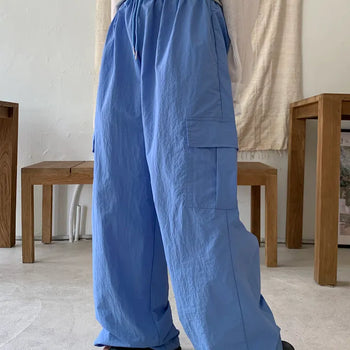 [UNISEX] Art Nylon Summer Cargo Pants