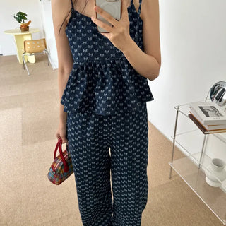 Ribbon Denim Bustier