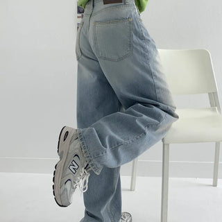 [OOT] Bright Wide Denim Pants