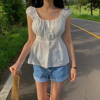 Laundry three-quarter length denim shorts