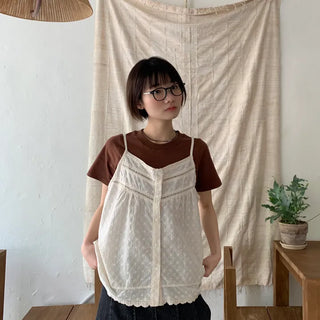 Aco Lace Punching Sleeveless