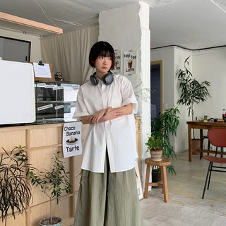 [UNISEX] Day Oversized Short Sleeve Shirt