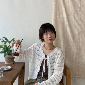 Sally Ribbon Summer Cardigan