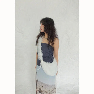 Chiffon Shirred Bag
