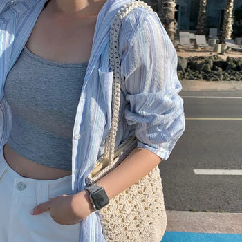 Loive Crop Cap Sleeveless Strappy Top
