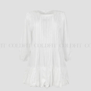 Pintuck Volume Dress