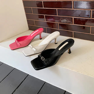 Buckle Sandal Heels