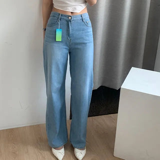 Marine Summer Straight Wide Denim