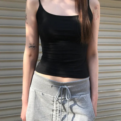 Simple stretch tank top (3 colors)