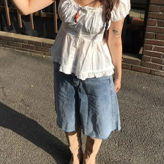 Three-way Puff Blouse