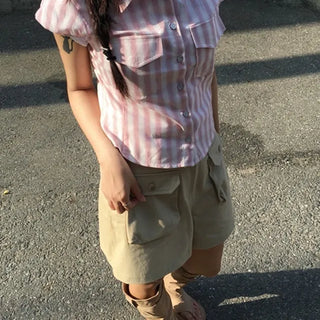 Puff Pocket Short Sleeve Shirt