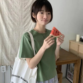 (Best Value) Newsome Plain Short Sleeve T-shirt 10 Colors