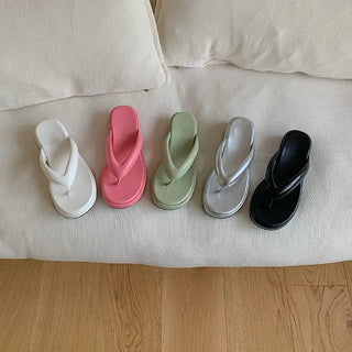 Platform flip-flops slippers