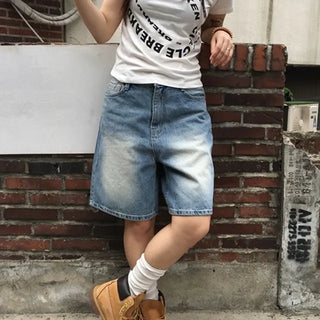 Washed 4/8 Length Denim