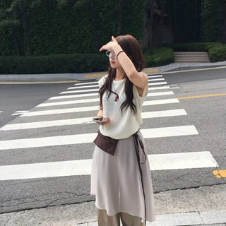 Linen Cool Pintuck Slacks