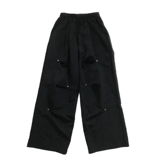 Rivet Pintuck Nylon Pants