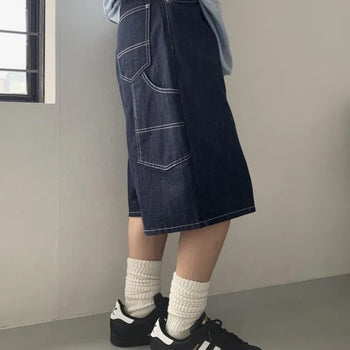 (No color transfer!) Raw Non-Fade Carpenter Bermuda Shorts